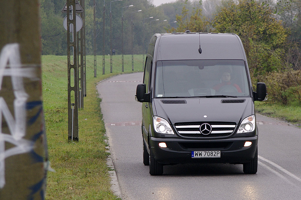 MMercedes Sprinter 316 CDI - przód, fot. Maciek Medyj