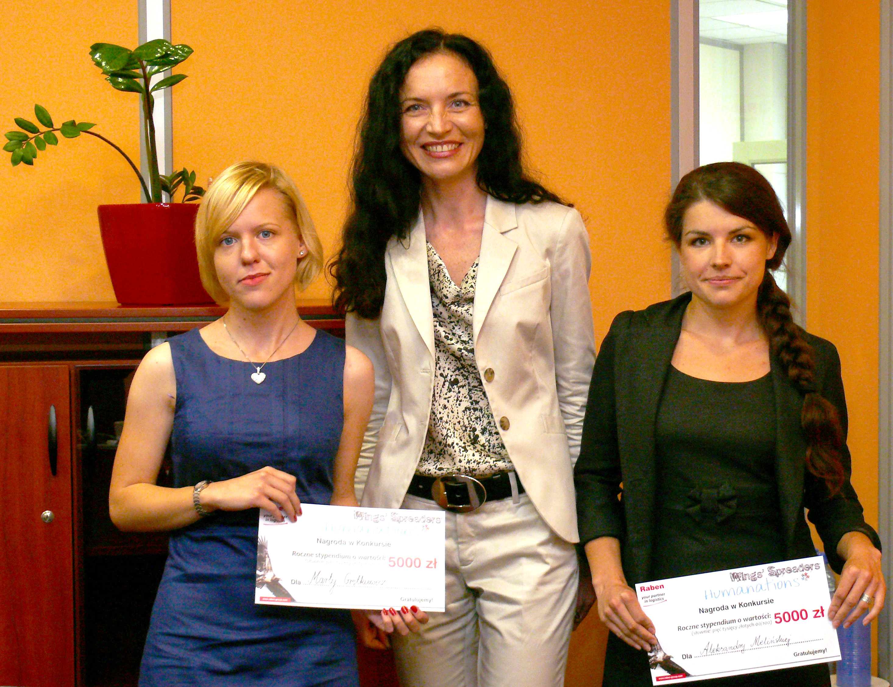 Finalistki konkursu stypendialnego Grupy Raben